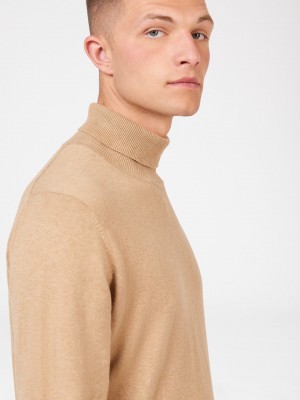 Grey Ben Sherman Signature Roll Neck Knitwear | 0347DJPAF