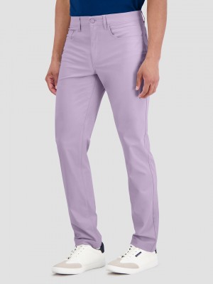 Purple Ben Sherman 4Way Stretch Tech Regular Pants | 4597NASOM