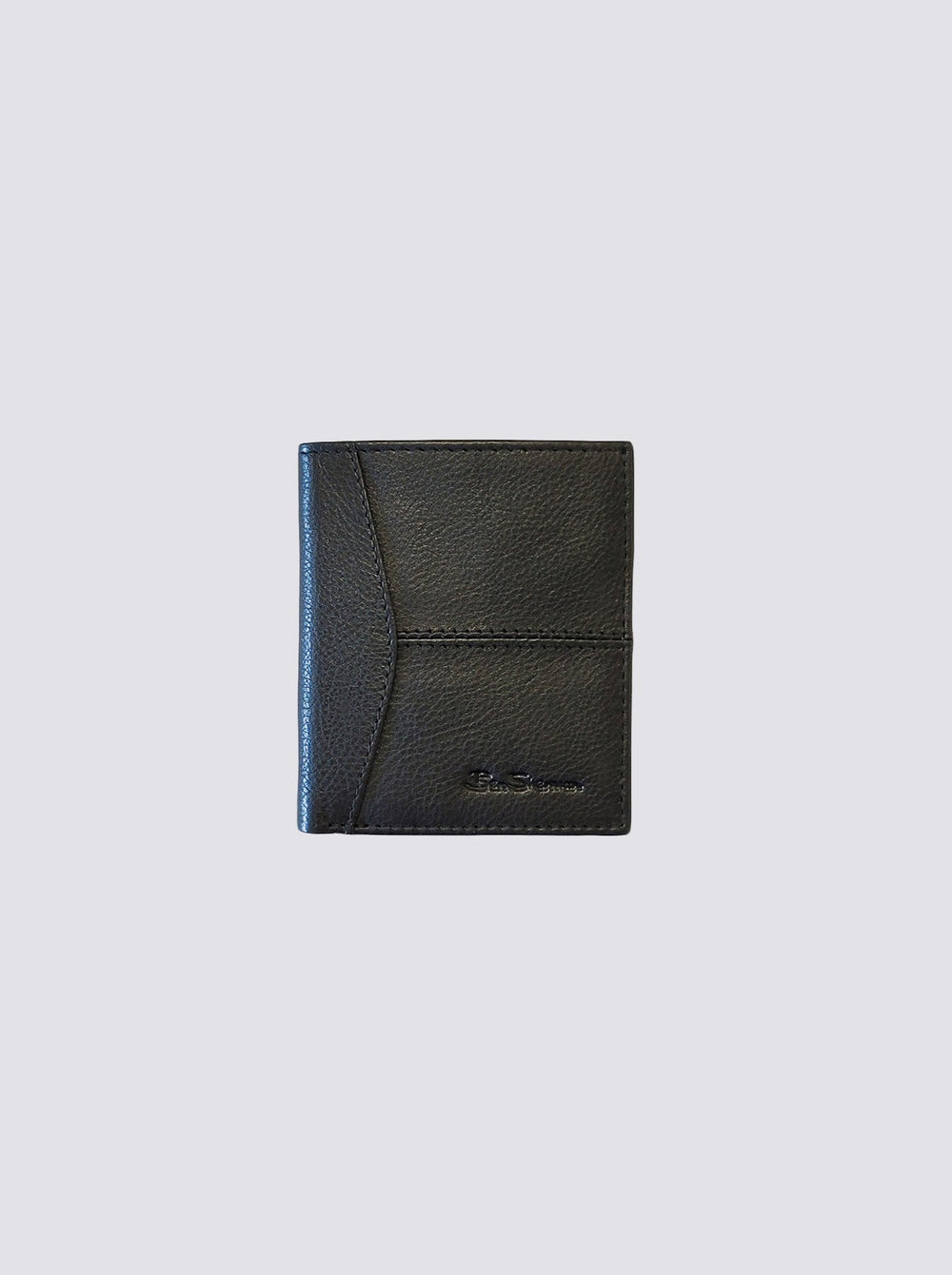 Black Ben Sherman Coles Leather Micro Wallets | 9765BIFTE