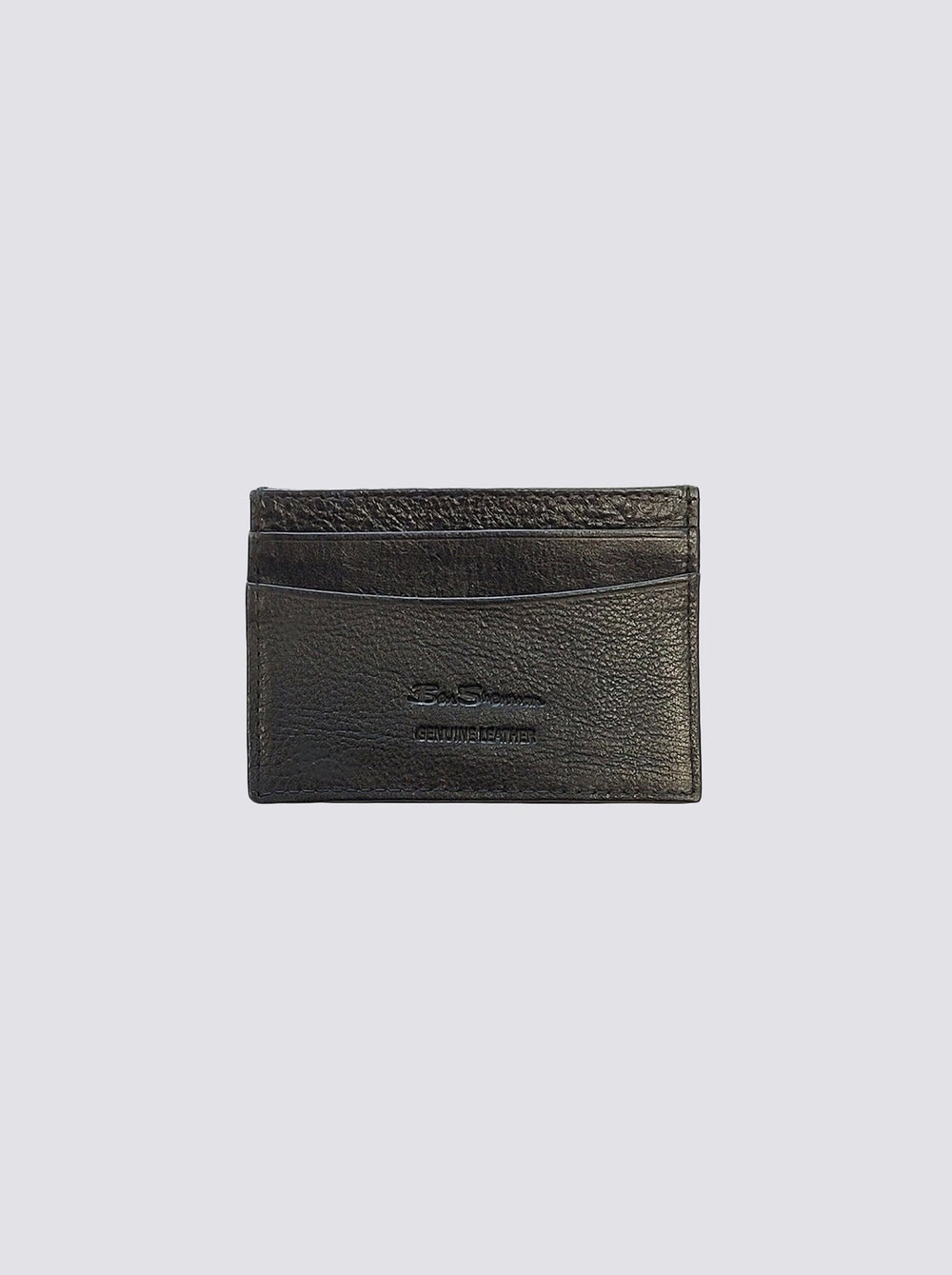 Black Ben Sherman Koki Leather Card Holder Wallets | 1925HNTOL