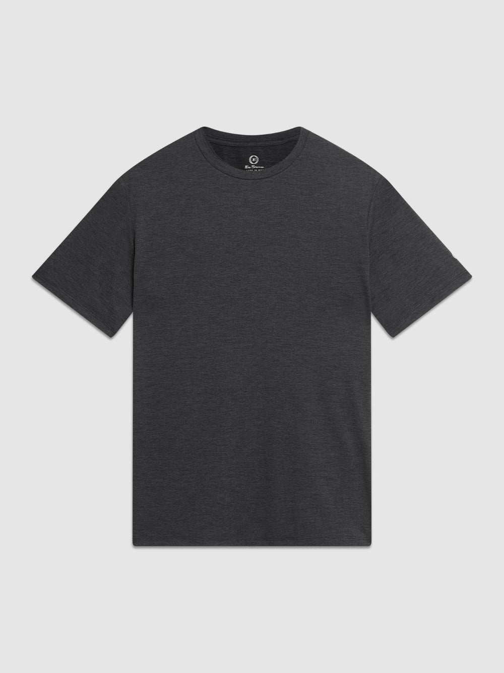 Black Ben Sherman Performance Stretch Marl T-Shirt | 9574AXCGS