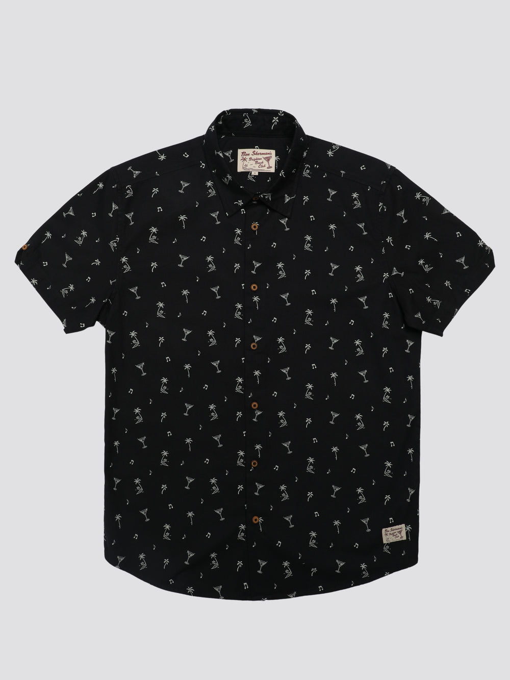 Black Ben Sherman Scattered Shirts | 3869QKDHR