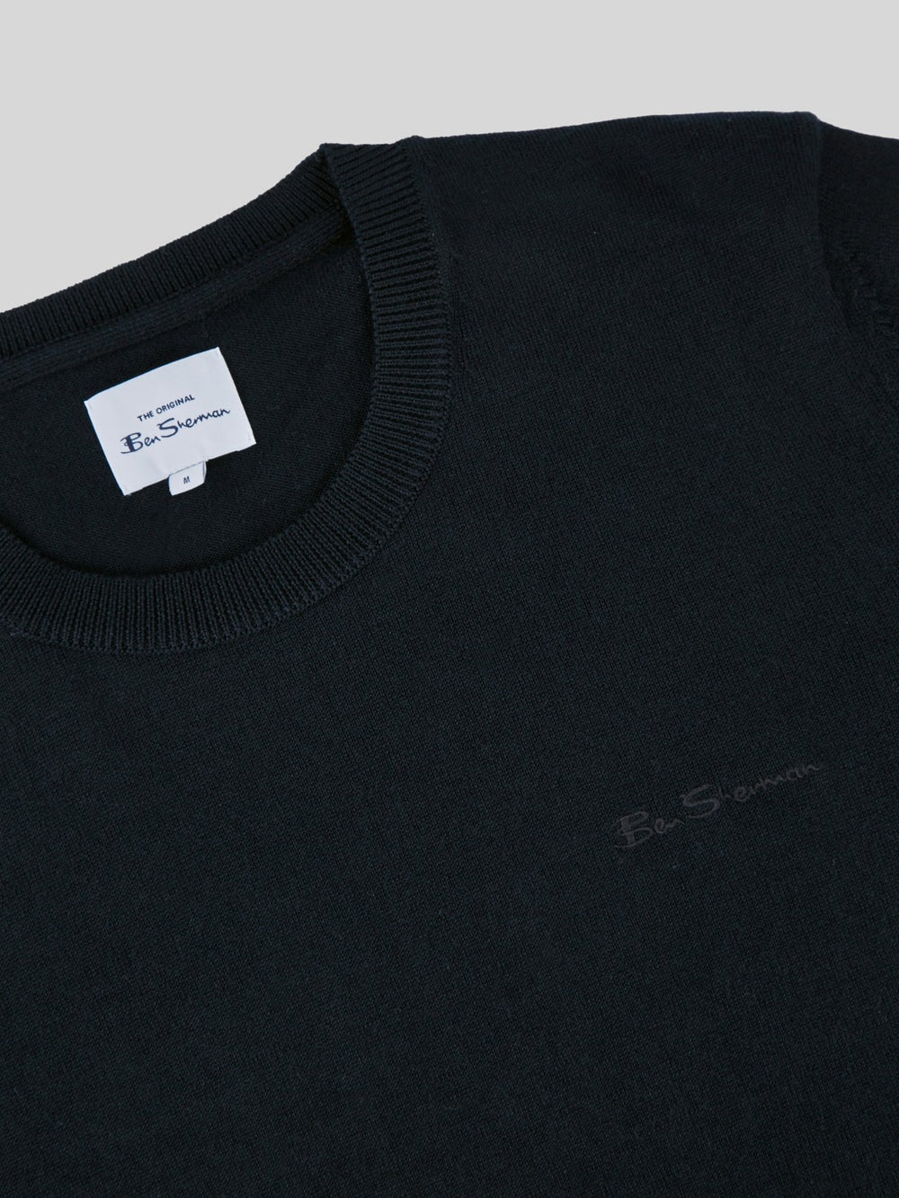 Black Ben Sherman Signature Crewneck Knitwear | 9206QNRMG