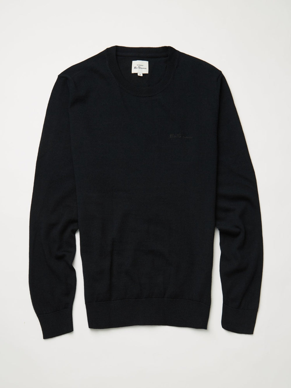 Black Ben Sherman Signature Crewneck Knitwear | 9206QNRMG