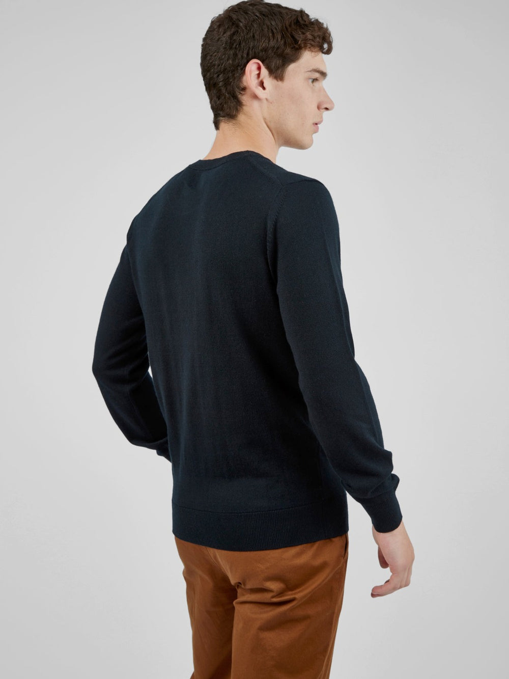 Black Ben Sherman Signature Crewneck Knitwear | 9206QNRMG