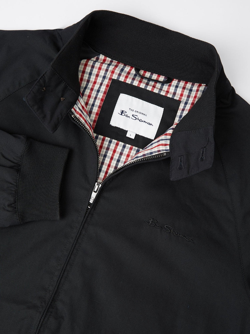 Black Ben Sherman Signature Harrington Jackets | 0592RPBGN