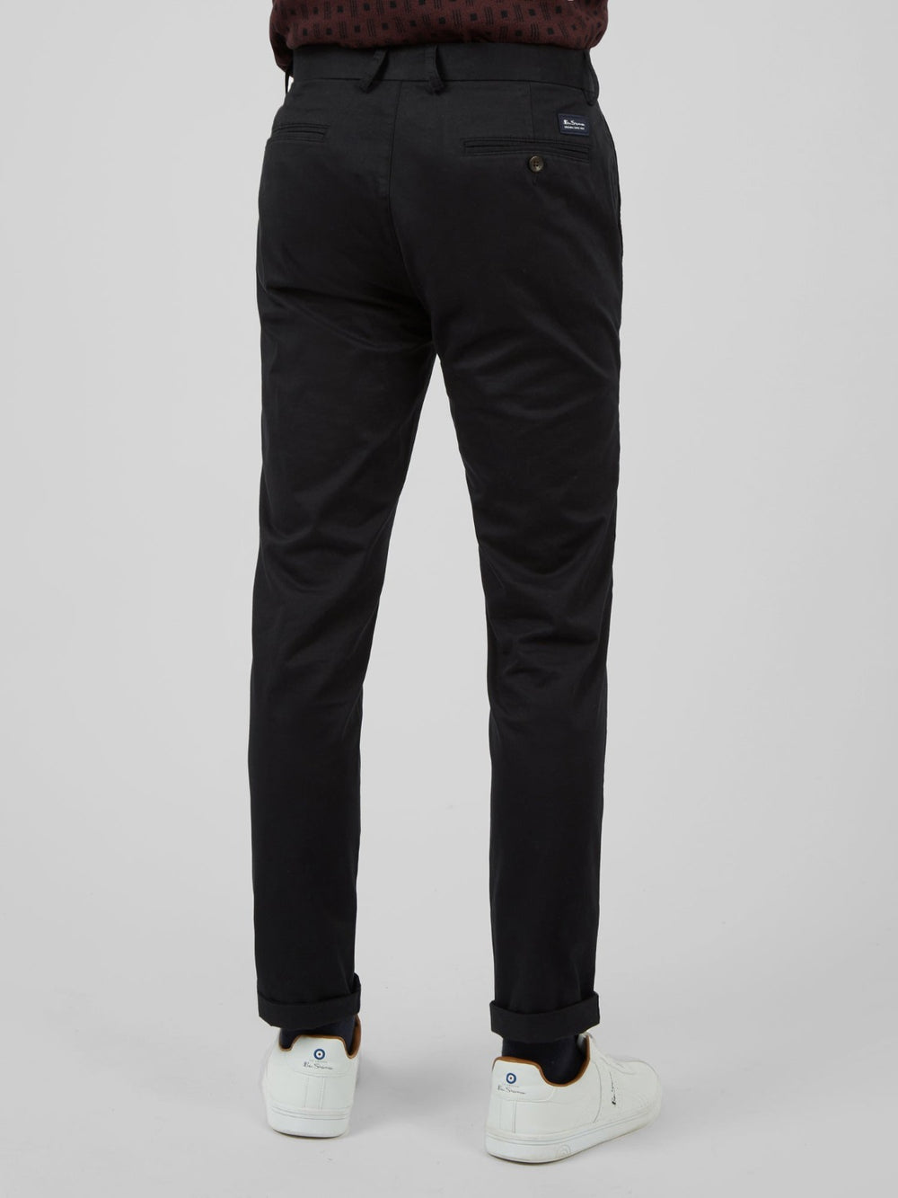 Black Ben Sherman Signature Skinny Stretch Chino Pants | 5076WBGQK