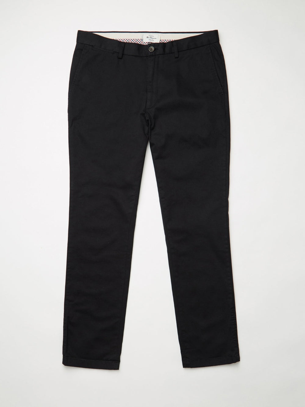 Black Ben Sherman Signature Slim Stretch Chino Pants | 0978ZJHPN