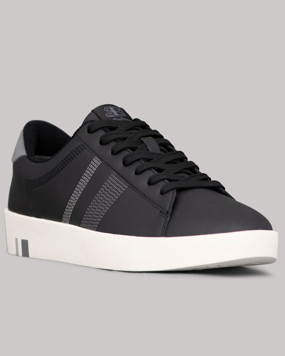 Black / White / Grey Ben Sherman Boxwell Sneakers | 9805VJWMC