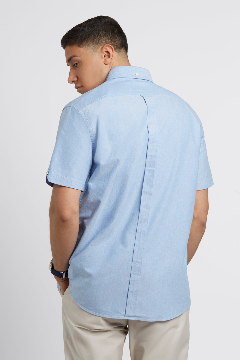 Blue Ben Sherman Brighton Oxford Organic Shirts | 9074VWGTO