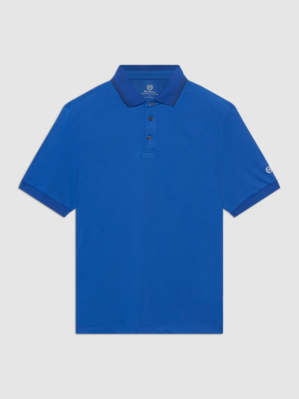 Blue / Royal Ben Sherman 360 Motion Stretch Polo Shirts | 3216DUSCO