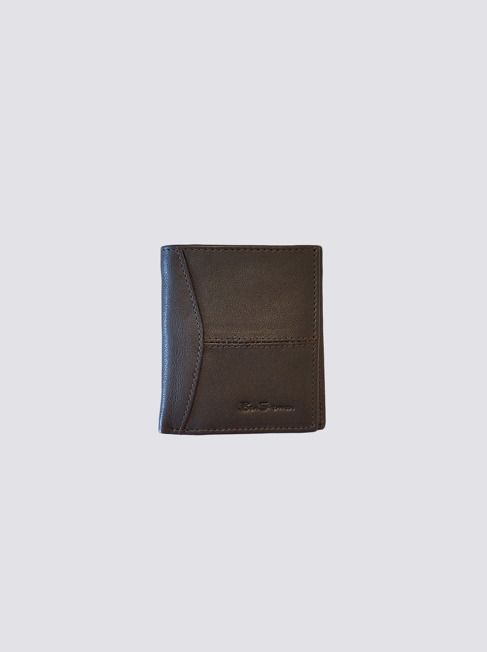 Brown Ben Sherman Coles Leather Micro Wallets | 4318AXQWU