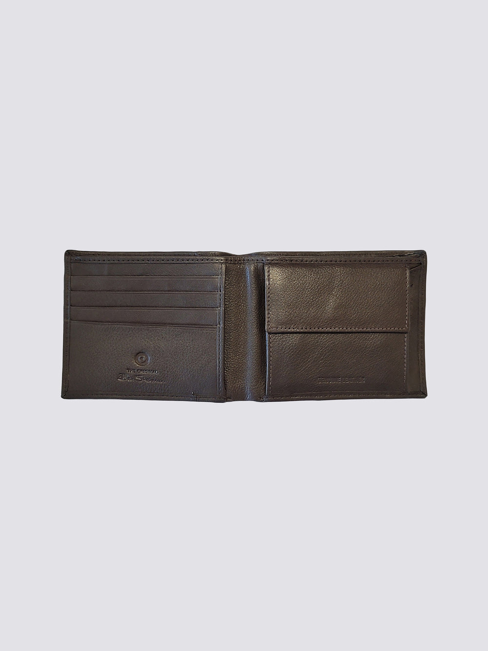 Brown Ben Sherman Irvine Bill Fold Leather Wallets | 2081NPOJU