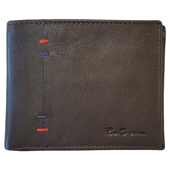 Brown Ben Sherman Irvine Bill Fold Leather Wallets | 2081NPOJU