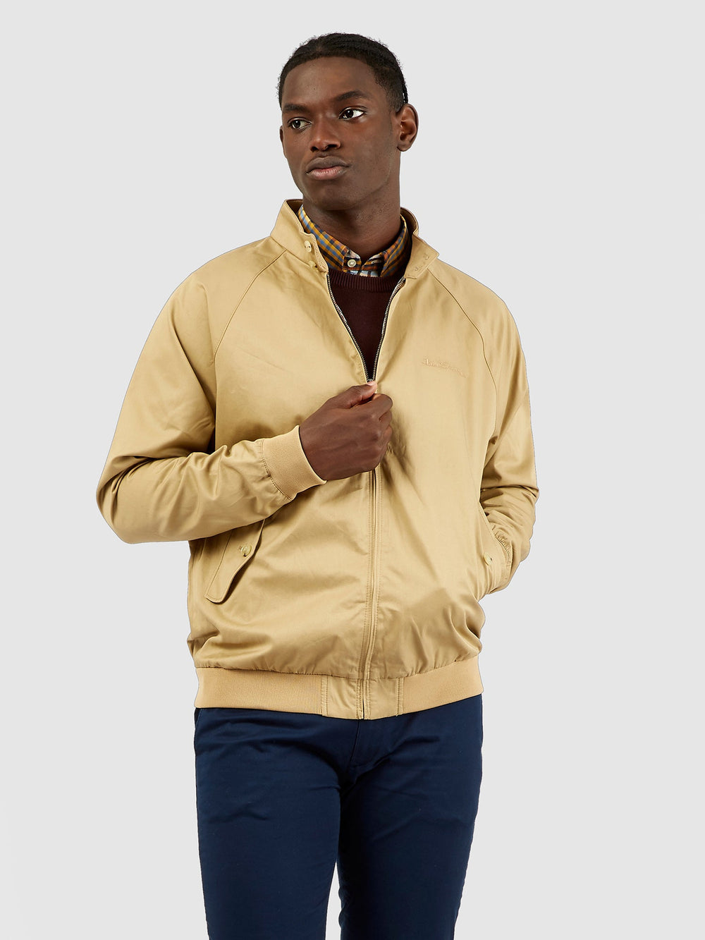 Brown Ben Sherman Signature Harrington Jackets | 4619HNLOD