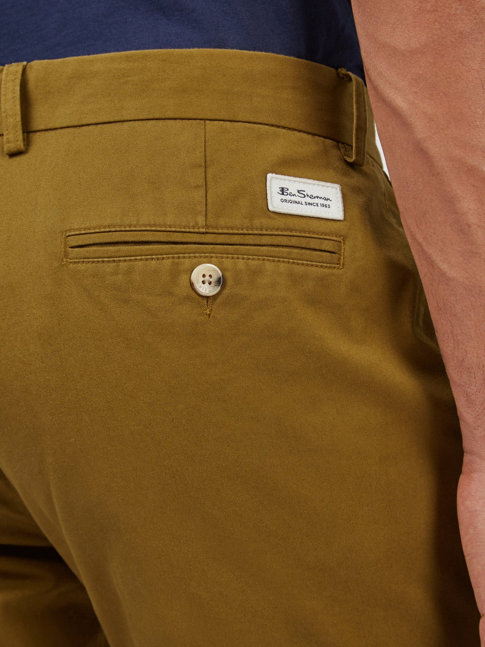 Brown Ben Sherman Signature Slim Stretch Chino Pants | 3962DTEFK