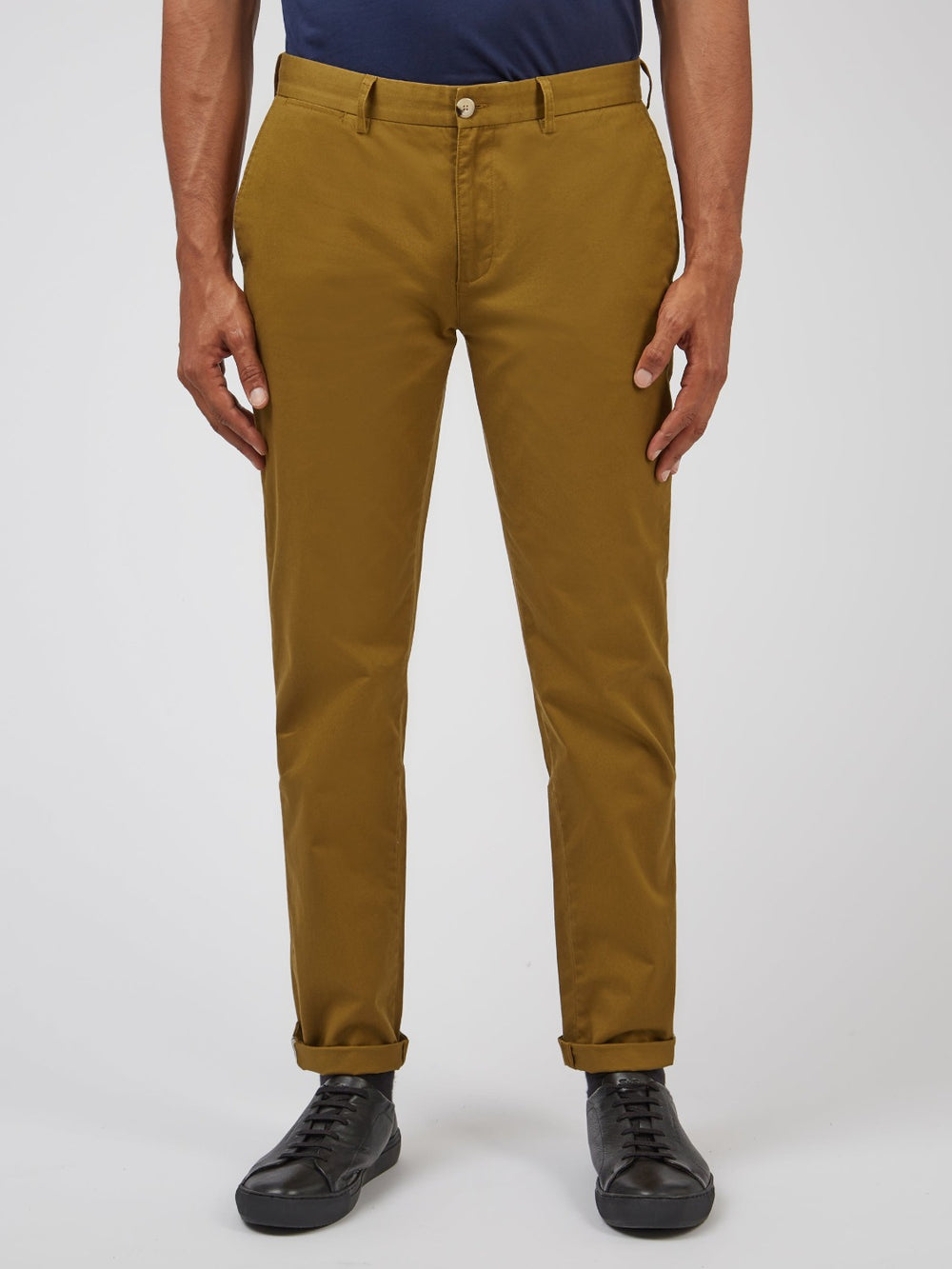 Brown Ben Sherman Signature Slim Stretch Chino Pants | 3962DTEFK