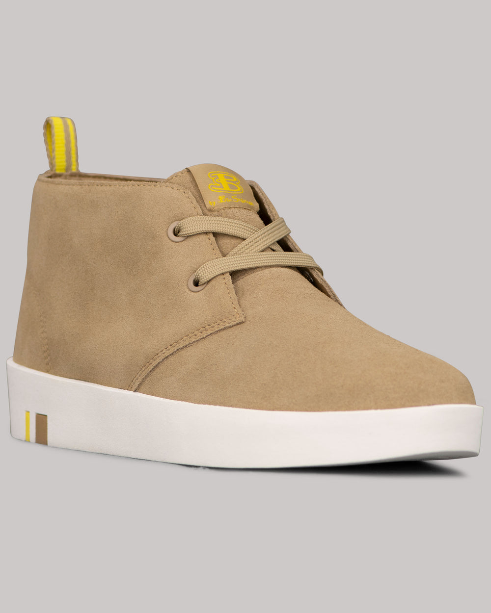 Brown / White / Yellow Ben Sherman Thames Chukka Boots | 2568WYVDP