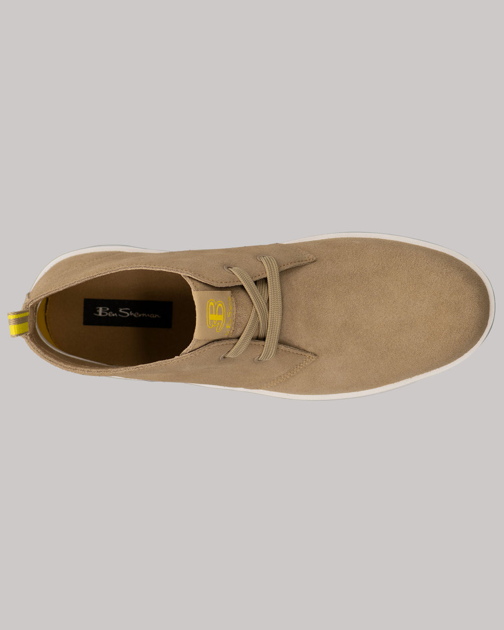 Brown / White / Yellow Ben Sherman Thames Chukka Boots | 2568WYVDP