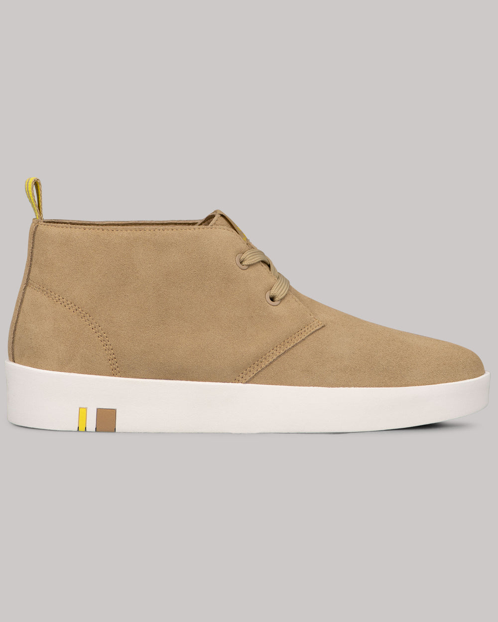 Brown / White / Yellow Ben Sherman Thames Chukka Boots | 2568WYVDP