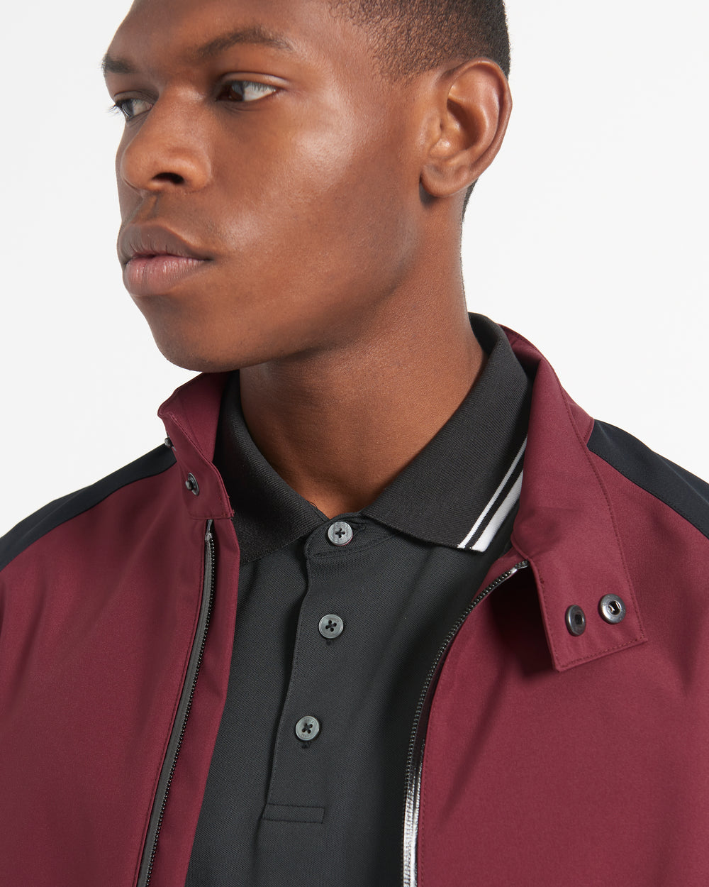 Burgundy Ben Sherman Waterproof Harrington Jackets | 5709DWYUG