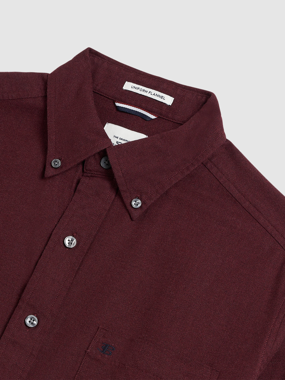 Burgundy / Navy / Beige Ben Sherman Uniform Flannel Shirts | 6284XSVAG