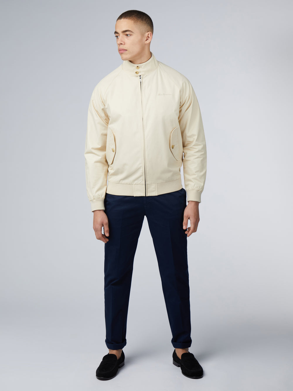 Cream Ben Sherman Signature Harrington Jackets | 4517UHEBY