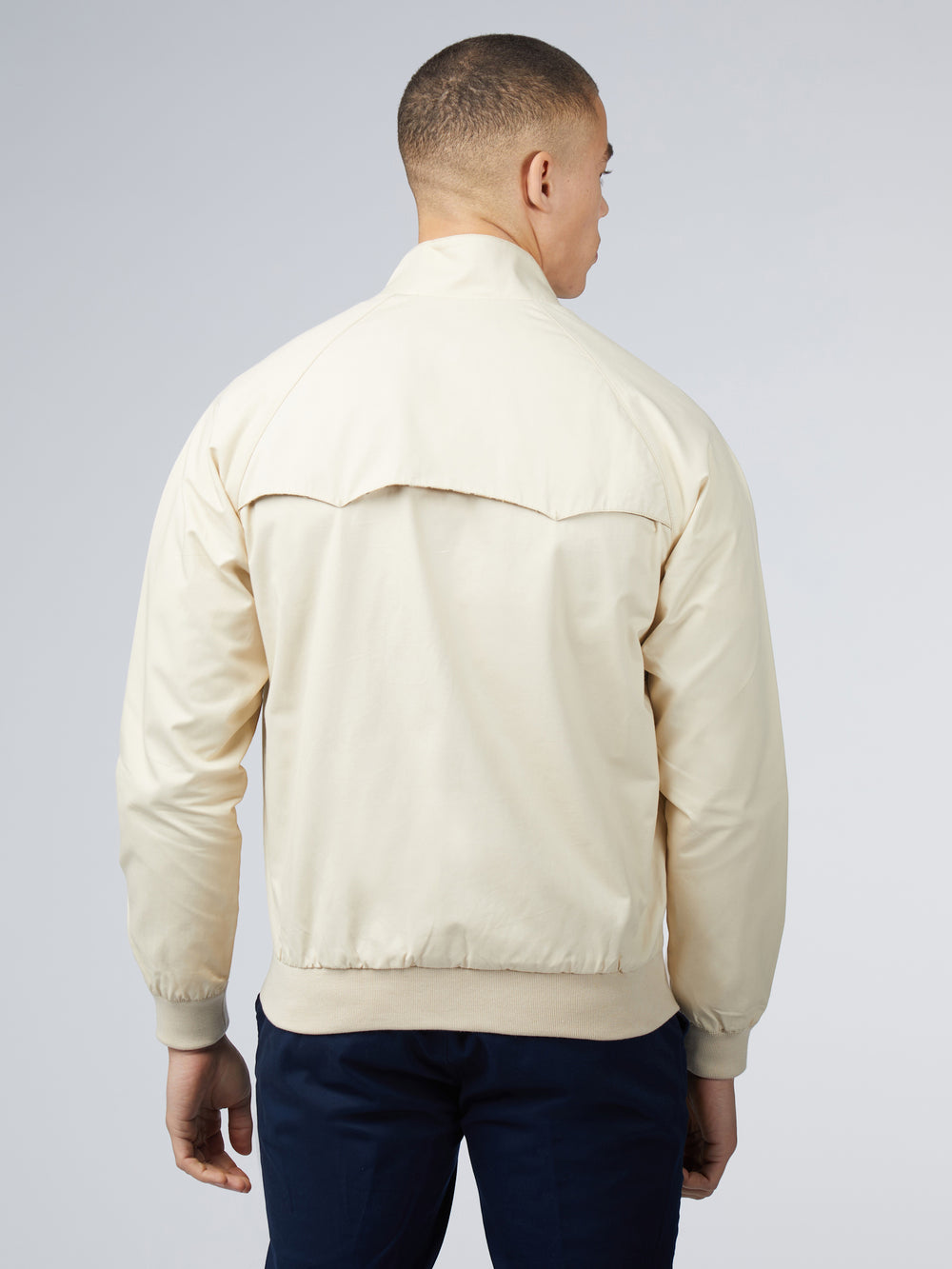 Cream Ben Sherman Signature Harrington Jackets | 4517UHEBY