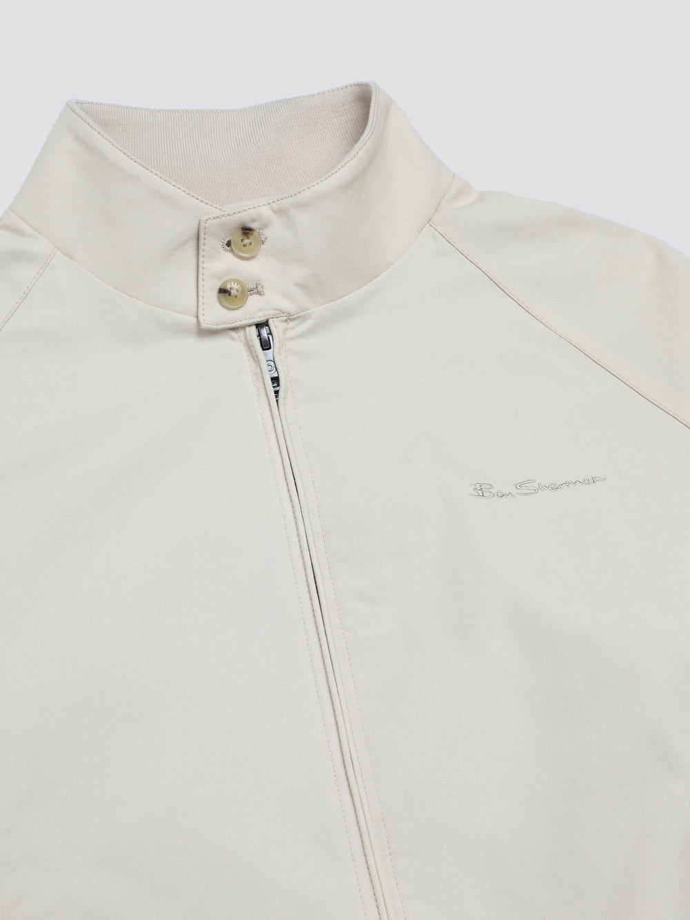 Cream Ben Sherman Signature Harrington Jackets | 4517UHEBY