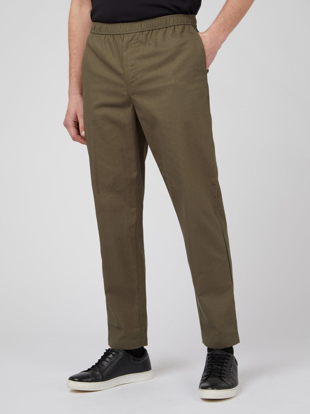 Green Ben Sherman Ripstop Casual Workwear Pants | 6721UYMCL