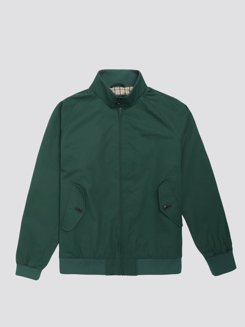 Green Ben Sherman Signature Harrington Jackets | 1506MPYHW