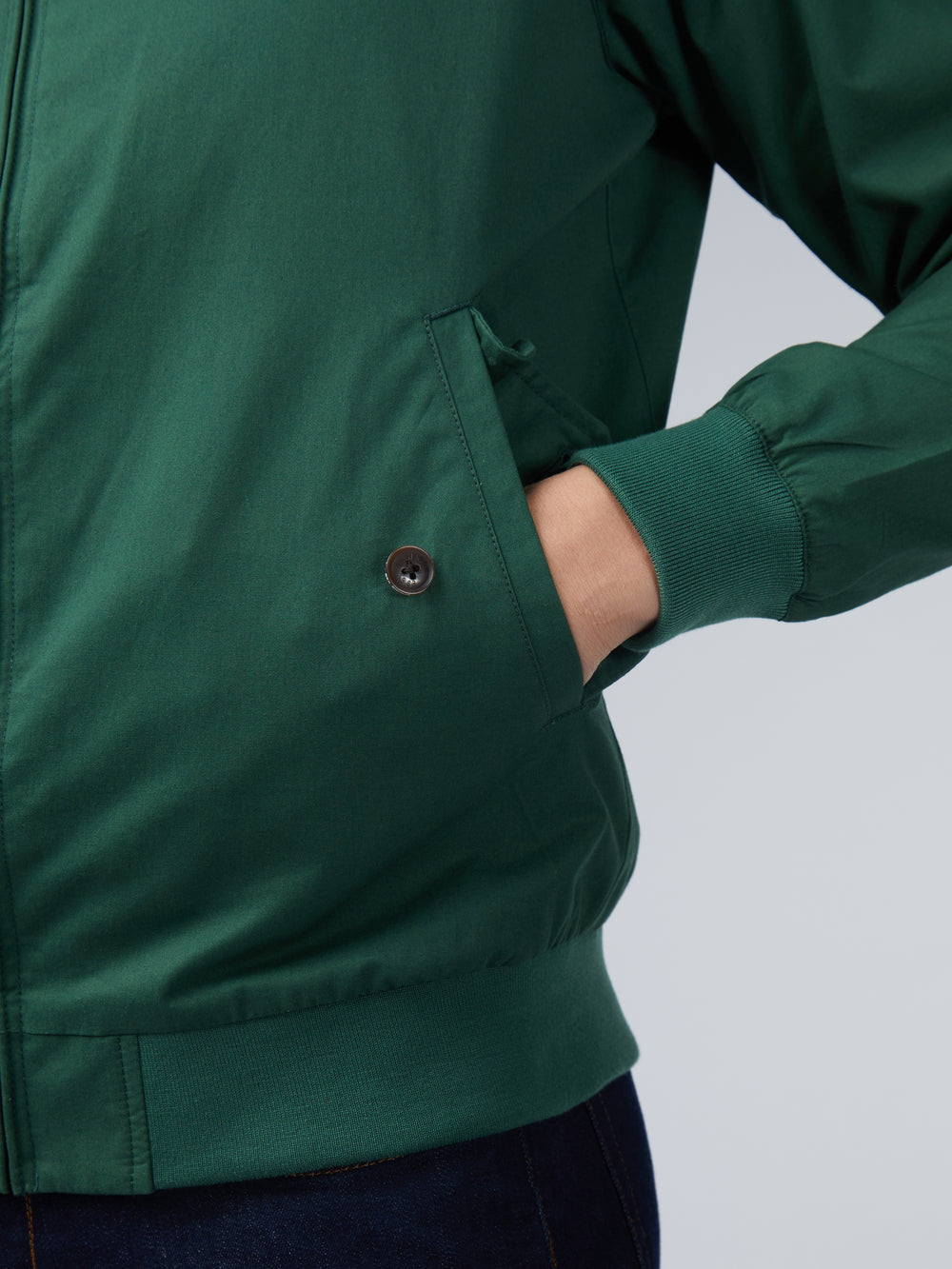 Green Ben Sherman Signature Harrington Jackets | 1506MPYHW