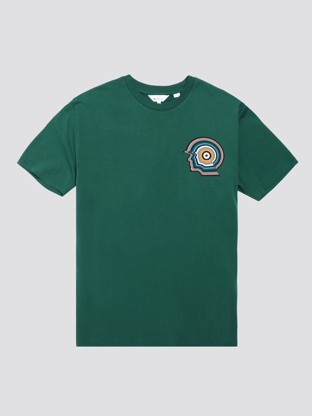 Green Ben Sherman Signature Mod Head T-Shirt | 1538KJVCY