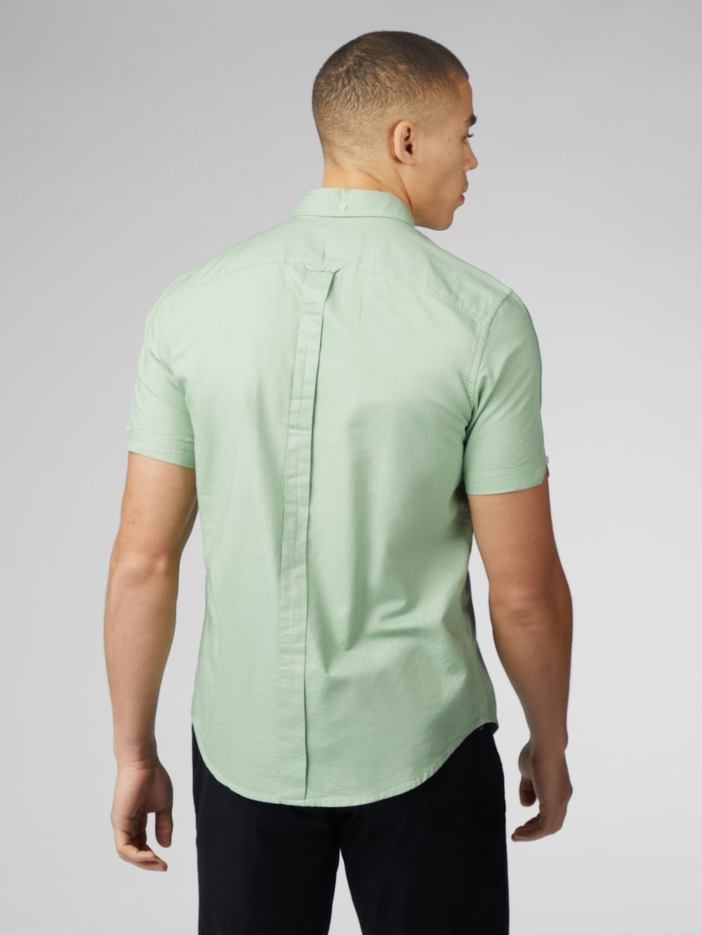 Green Ben Sherman Signature Short Sleeve Oxford Shirts | 0681DIGVS