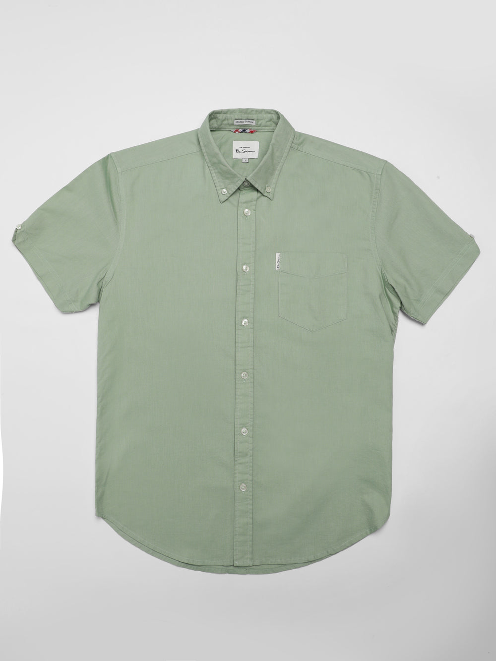 Green Ben Sherman Signature Short Sleeve Oxford Shirts | 0681DIGVS