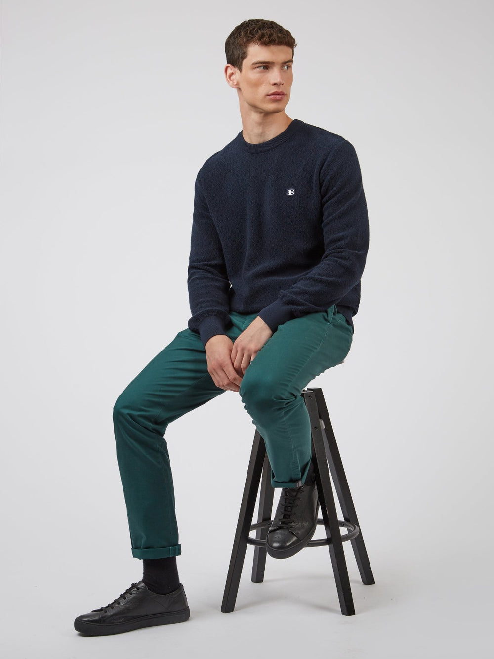 Green Ben Sherman Signature Slim Stretch Chino Pants | 4281PKEOM