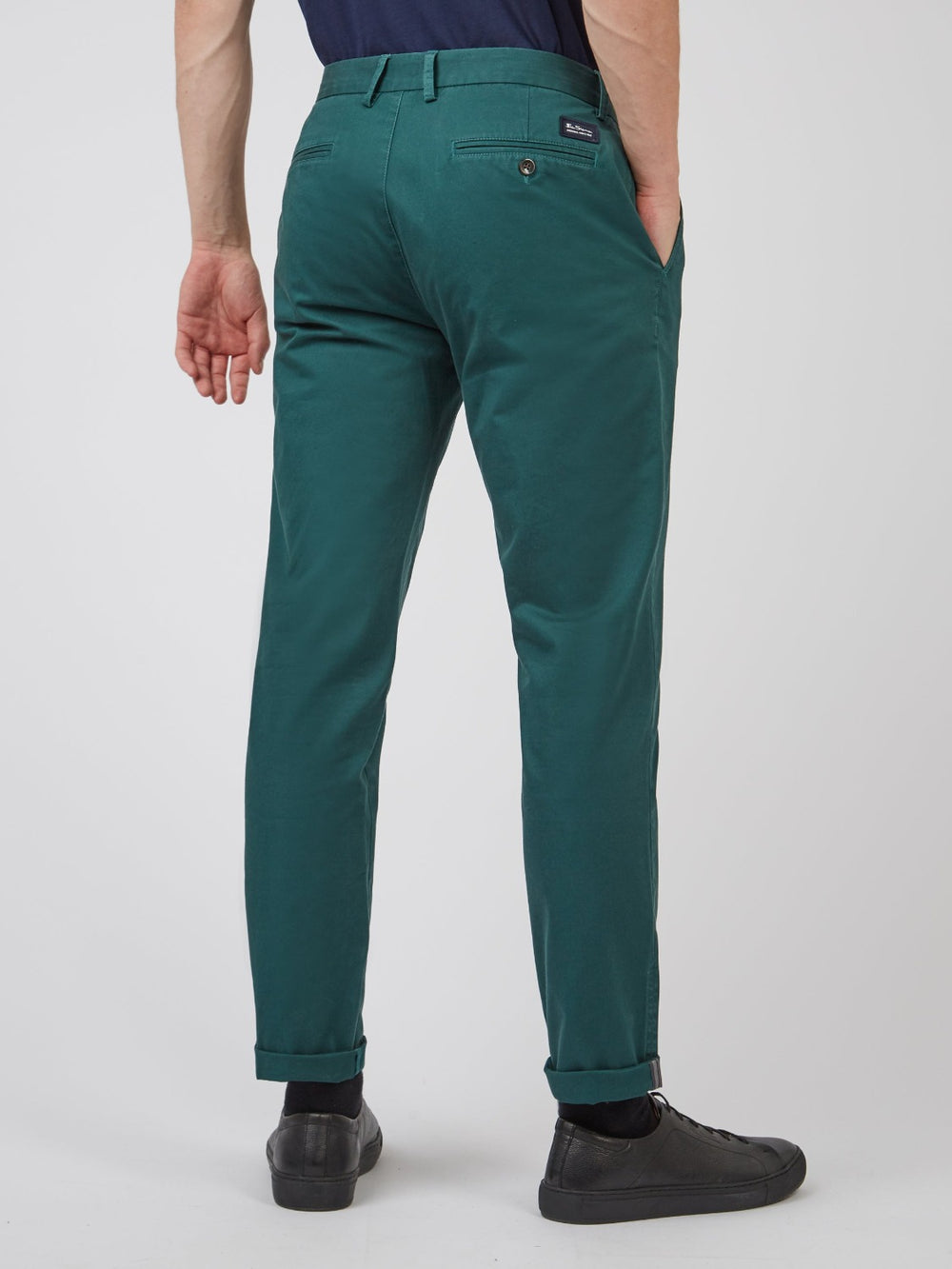 Green Ben Sherman Signature Slim Stretch Chino Pants | 4281PKEOM