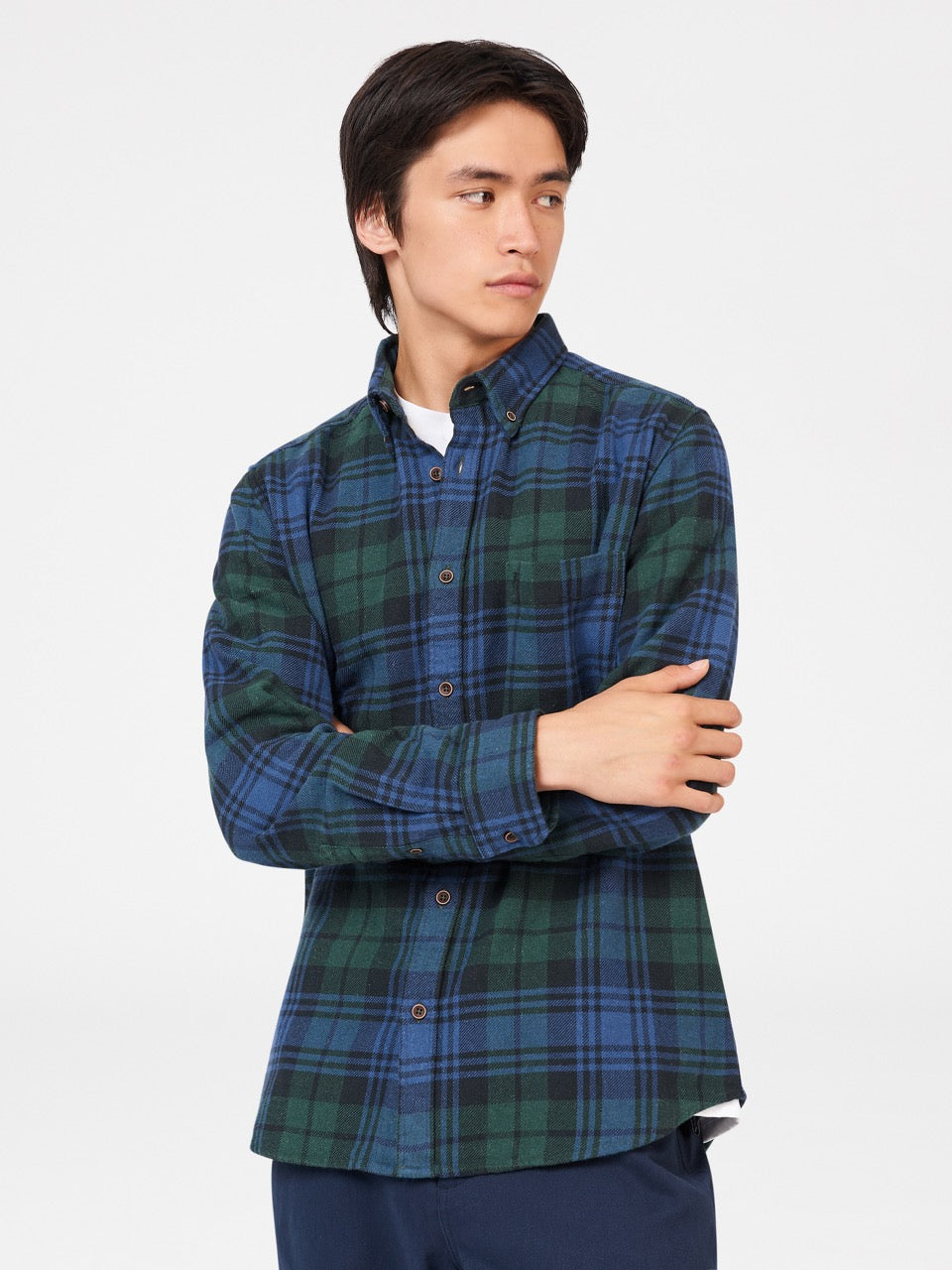 Green Ben Sherman Signature Tartan Check Shirts | 6049MYIEO