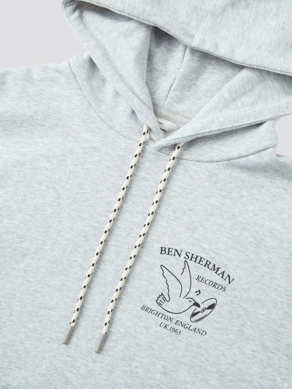 Grey Ben Sherman Brighton Records Graphic Sweatshirts | 2319UDNPA