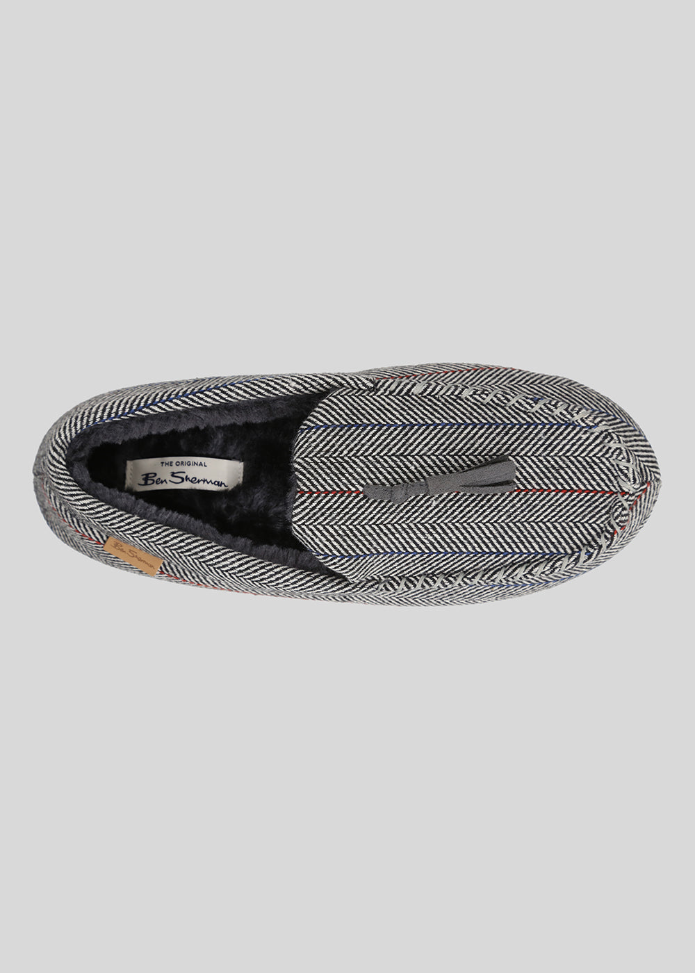 Grey Ben Sherman Cliveden House Moccasin Slipper | 9782FHWSK