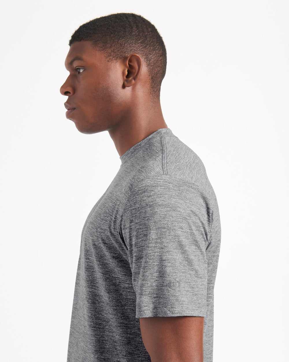 Grey Ben Sherman Performance Stretch Marl T-Shirt | 0927VIXRP