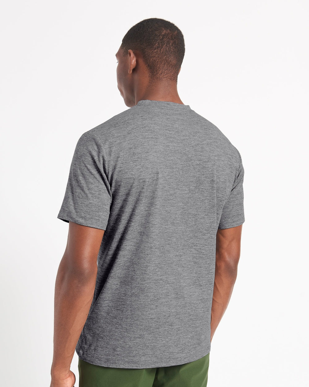 Grey Ben Sherman Performance Stretch Marl T-Shirt | 0927VIXRP