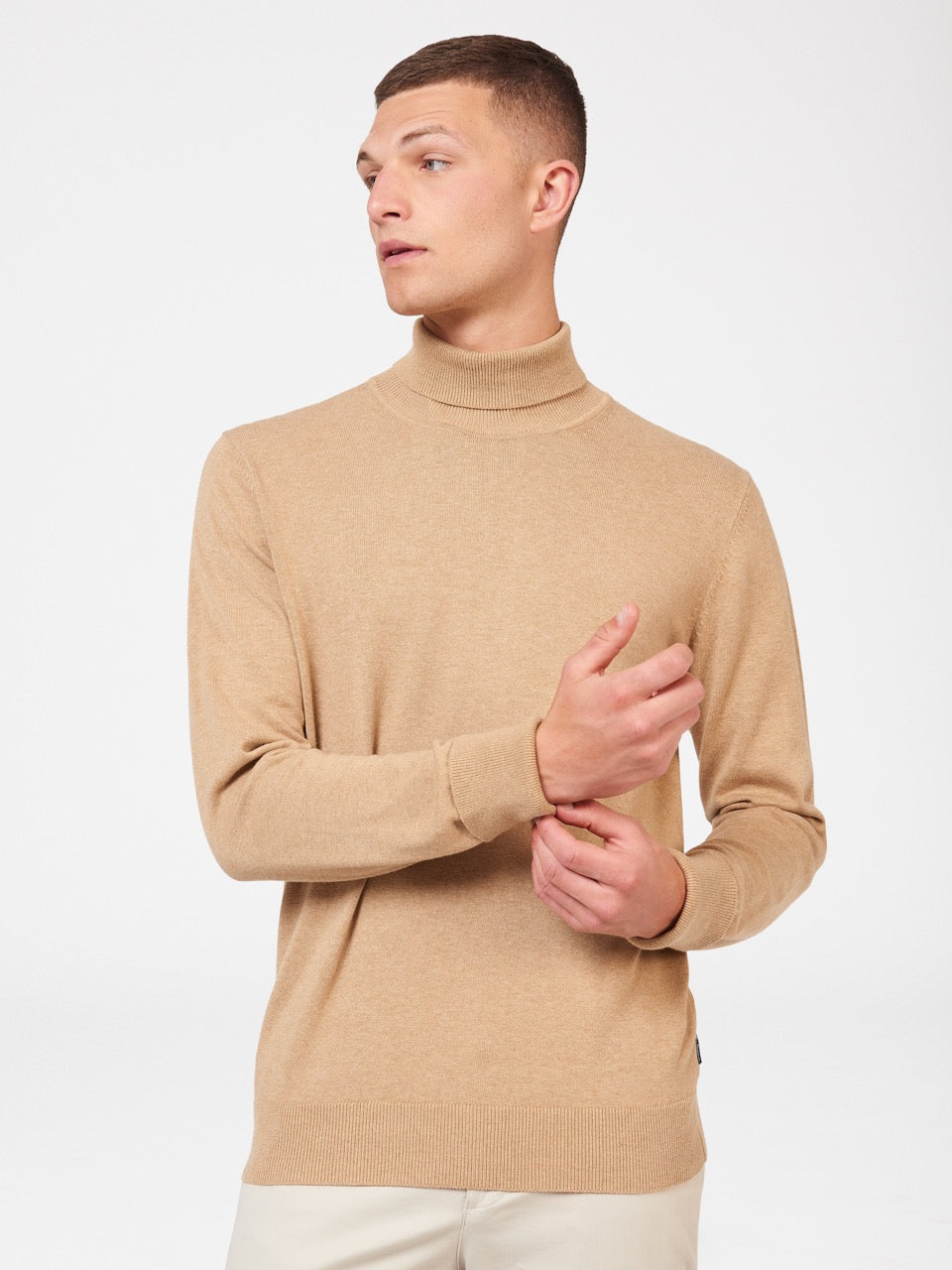 Grey Ben Sherman Signature Roll Neck Knitwear | 0347DJPAF