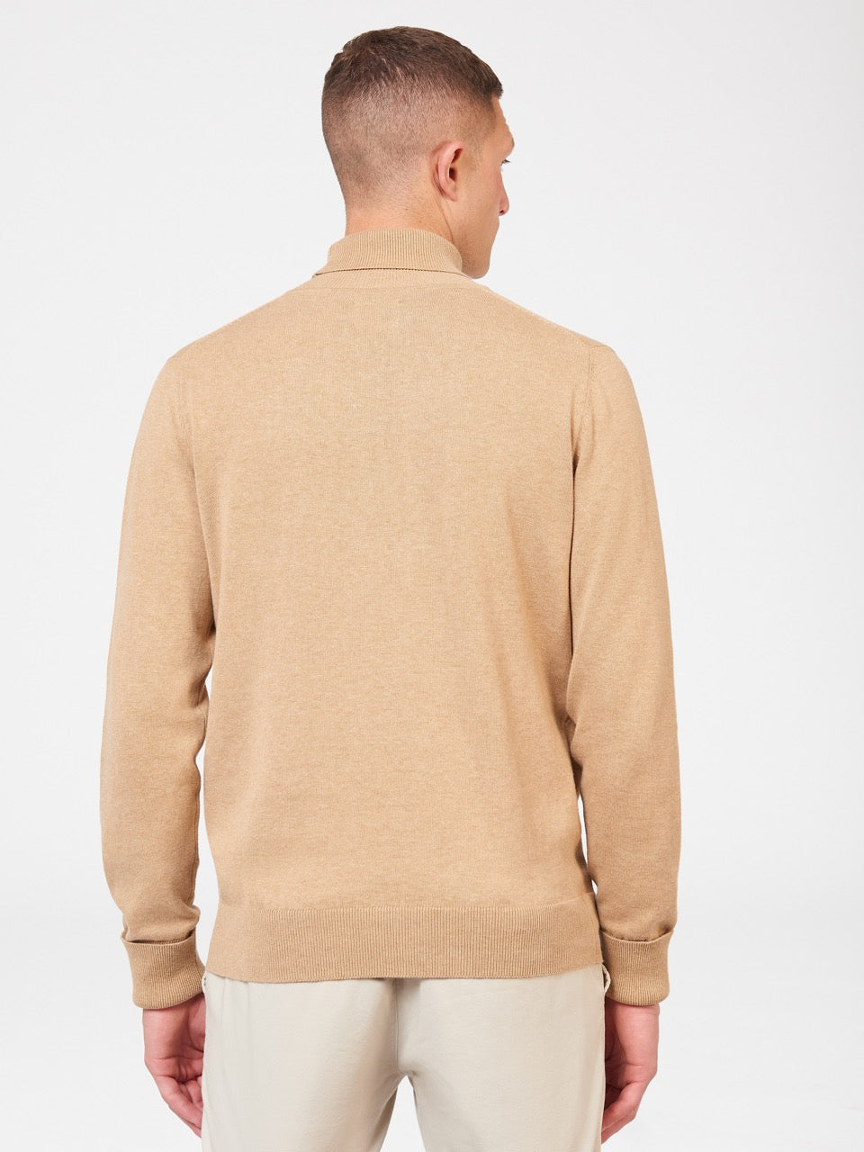 Grey Ben Sherman Signature Roll Neck Knitwear | 0347DJPAF