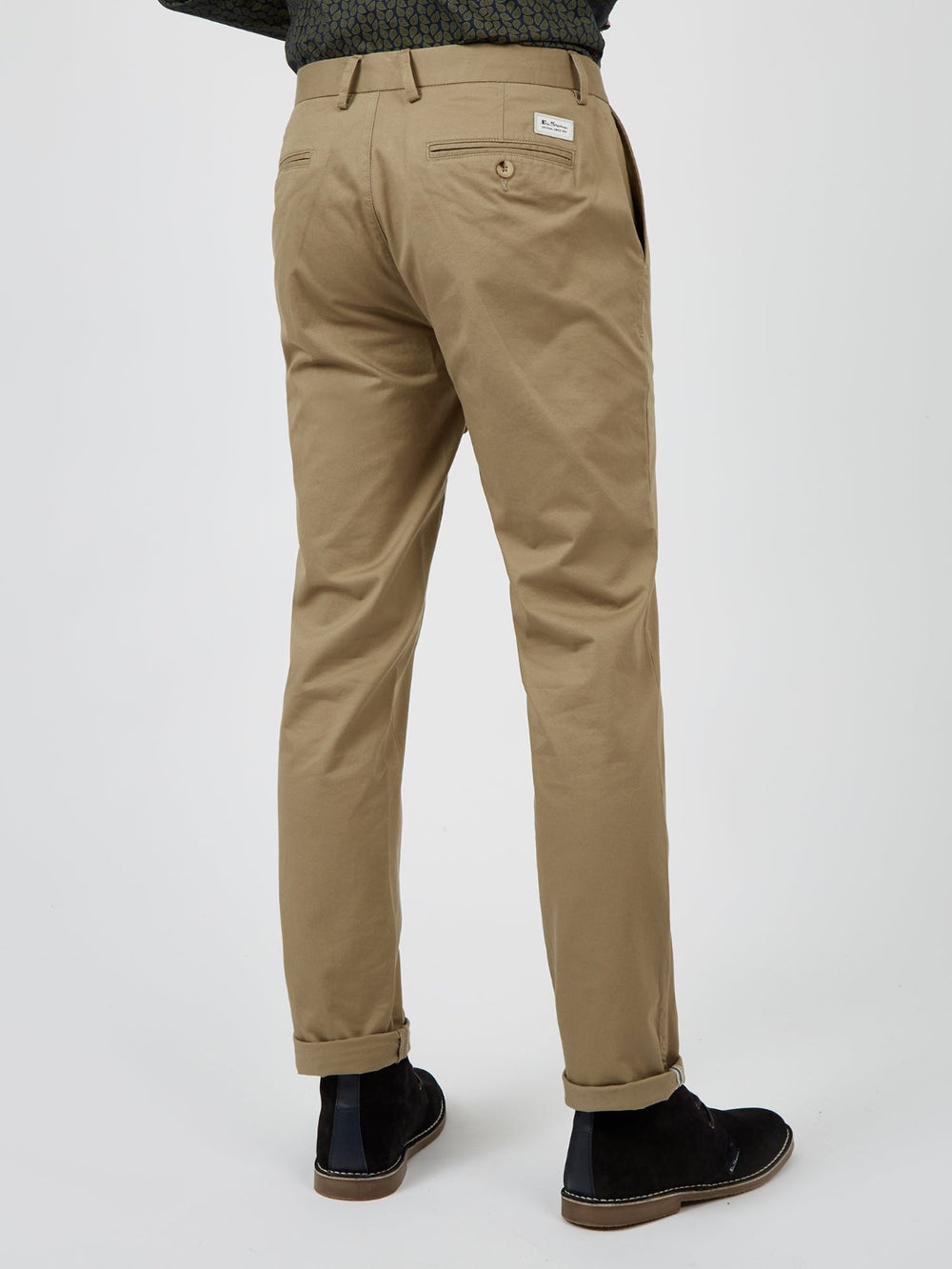 Grey Ben Sherman Signature Slim Stretch Chino Pants | 1942YBZNF