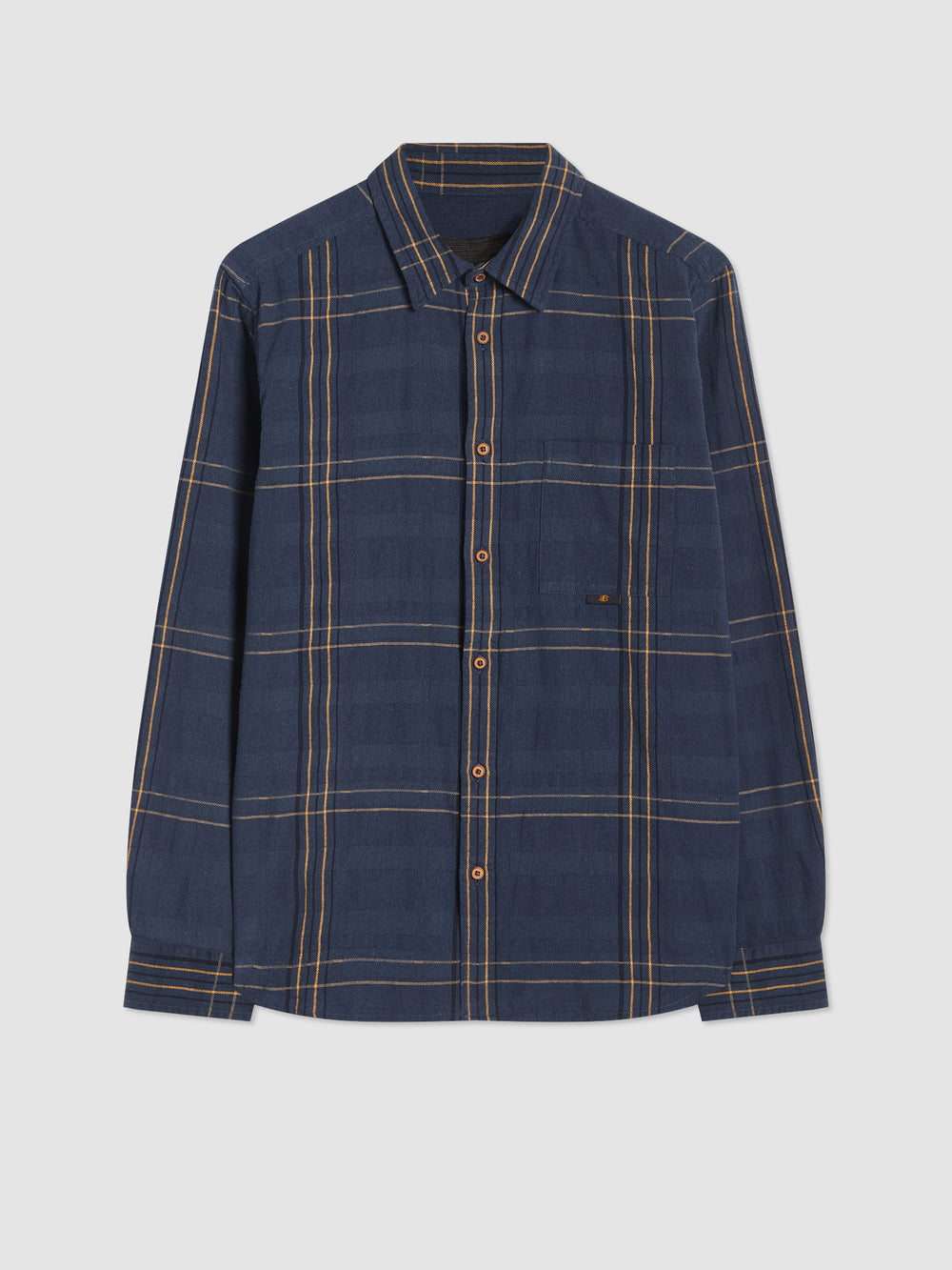 Indigo Ben Sherman B by Ben Sherman Indigo Check Shirts | 0867LHFXR