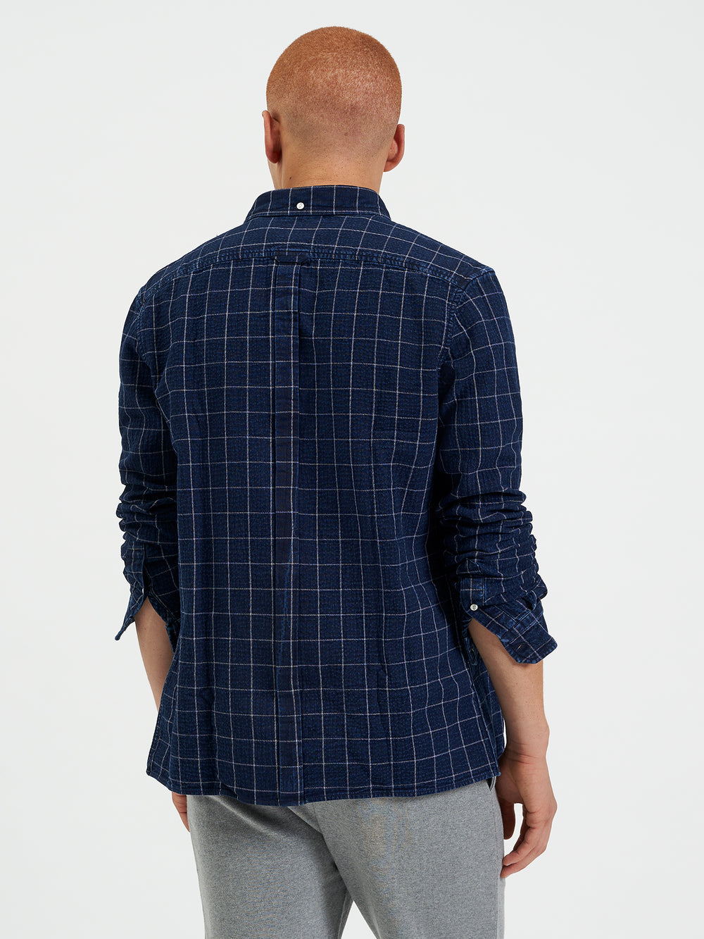 Indigo Ben Sherman Dalston Blues Beatnik Shirts | 5604HNWKO