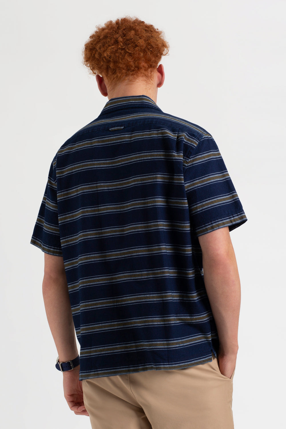 Indigo Ben Sherman Dalston Blues Lightweight Stripe Shirts | 6284OVNIL