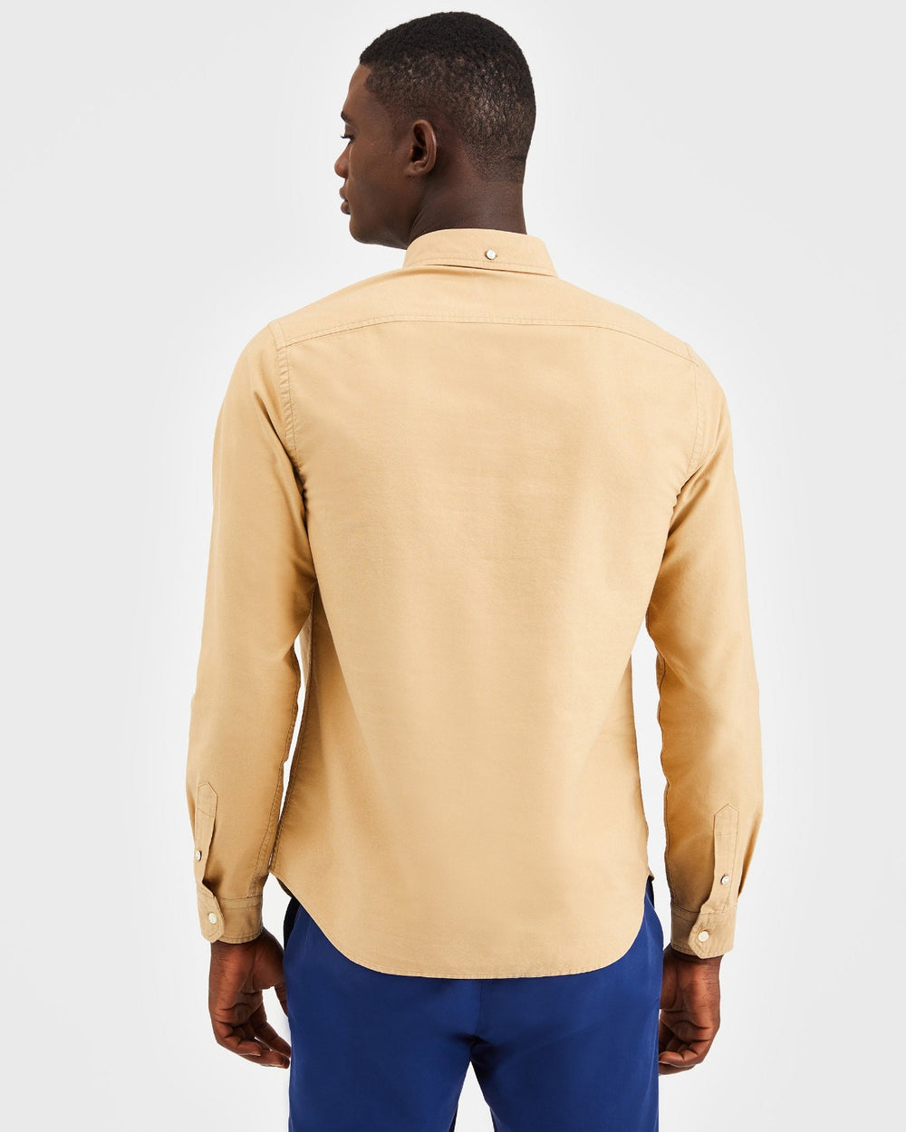 Khaki Ben Sherman Beatnik Oxford Garment Dye Shirts | 5049IHWYB