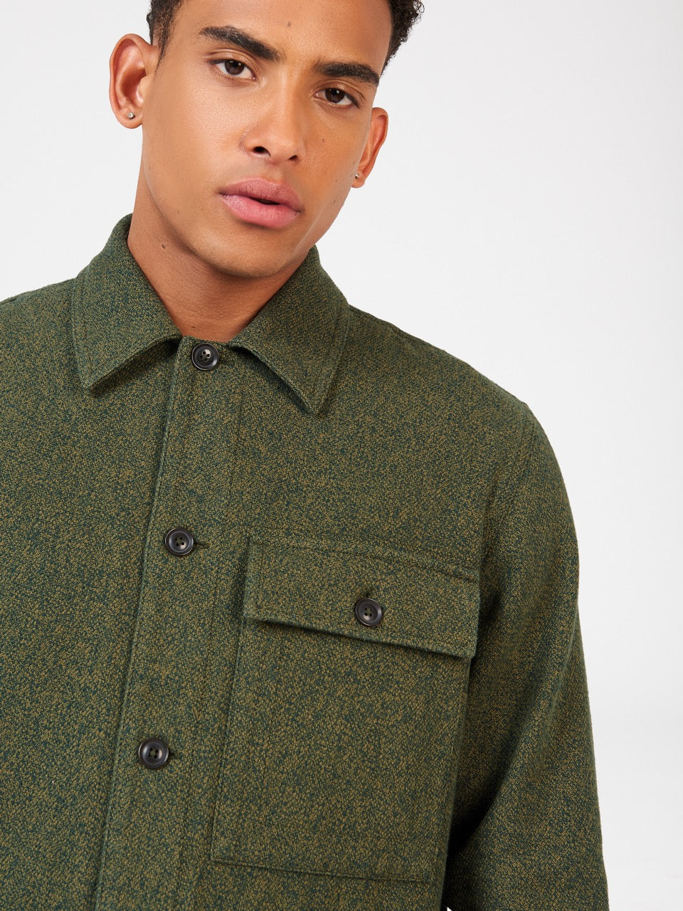 Khaki Ben Sherman Signature Casual Cotton Jackets | 0359RZFHY